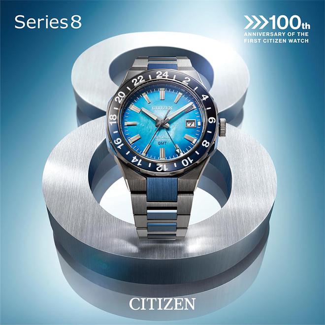 Series 8 880纪念版机械表上市K8凯发登录优雅蓝灰“芯”动百年 西铁城